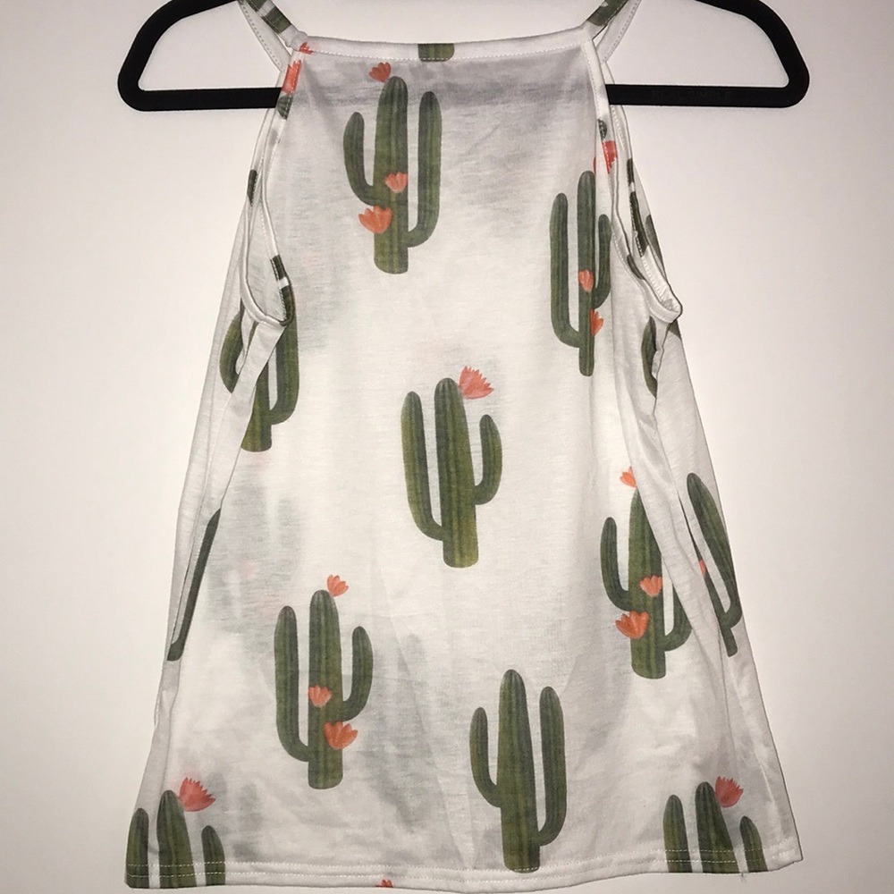 White Cactus Tank